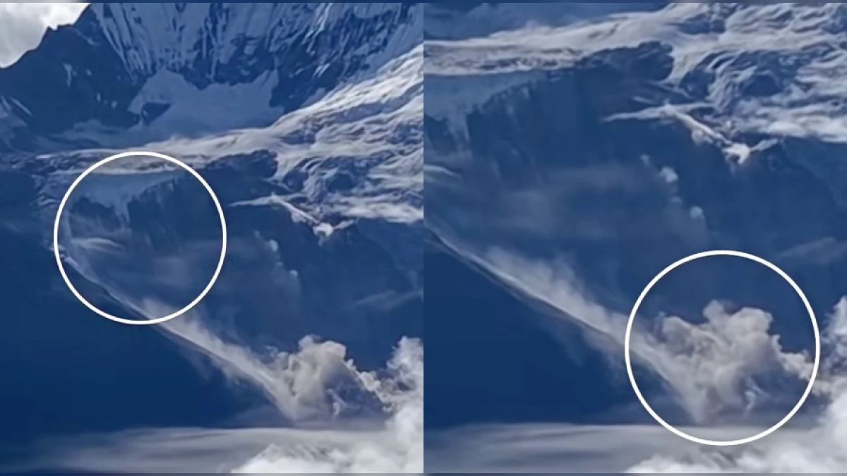 Tular Rakaman Dron Pelancong Rekod Detik Glasier Runtuh Di Nepal