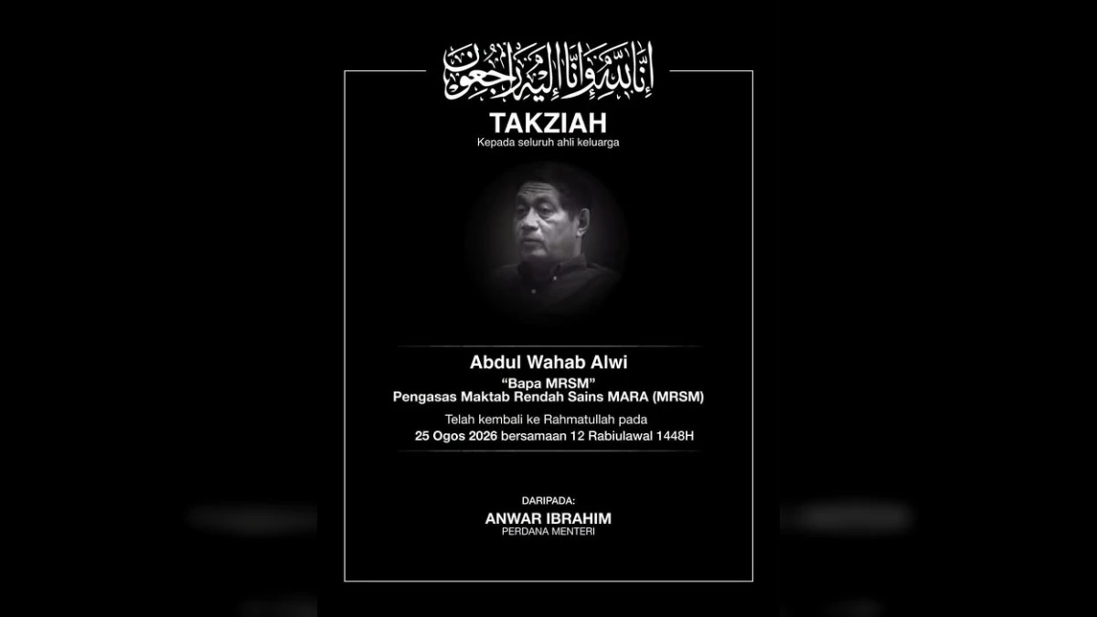 PM Anwar Ucap Takziah Pemergian ‘Bapa MRSM’