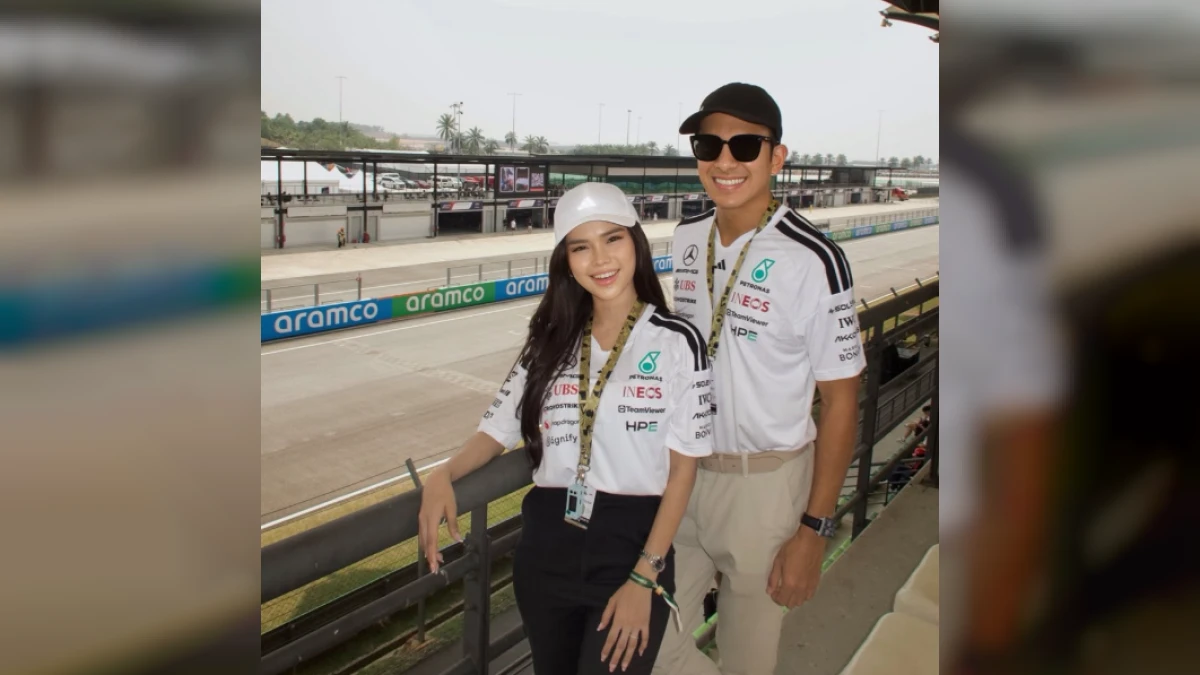 Bella Astillah, Syed Saddiq Luang Masa Saksikan F1 Sepang Sebelum Bergelar Suami Isteri